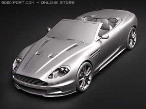 Aston Martin DBS Volante 2010 Model 3D