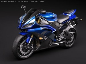 Yamaha YZF - R6 2009 3D मॉडल