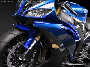 Yamaha YZF - R6 2009 3D Model