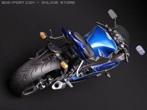 Yamaha YZF - R6 2009 Modelo 3D