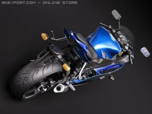 Yamaha YZF - R6 2009 3D Model