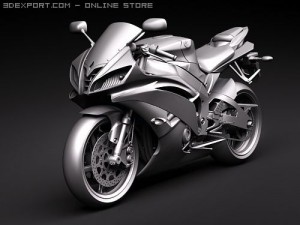 Yamaha YZF - R6 2009 Modelo 3D