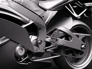 Yamaha YZF - R6 2009 3D Model