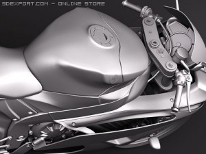 Yamaha YZF - R6 2009 Modelo 3D