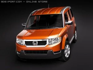 Honda Element SUV 2009 3D Model
