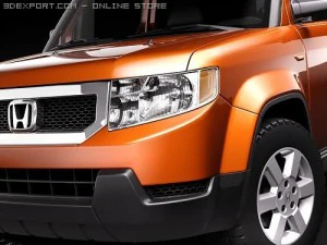 Honda Element SUV 2009 3D Model