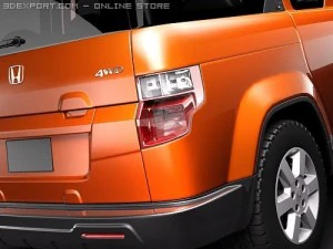 Honda Element SUV 2009 3D Model