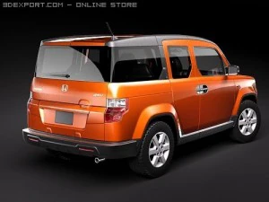 Honda Element SUV 2009 3D Model