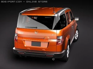 Honda Element SUV 2009 3D Model