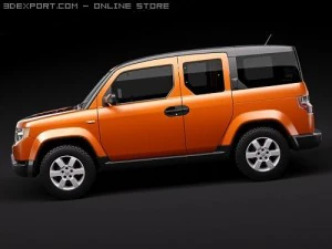 Honda Element SUV 2009 3D Model