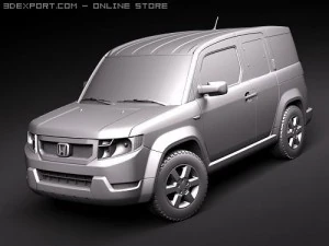 Honda Element SUV 2009 3D Model