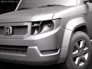 Honda Element SUV 2009 3D Model
