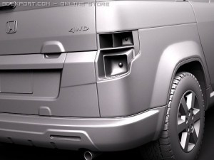 Honda Element SUV 2009 Model 3D
