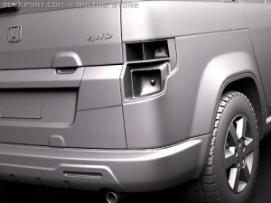 Honda Element SUV 2009 3D Model