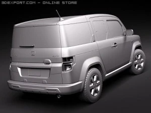 Honda Element SUV 2009 3D Model