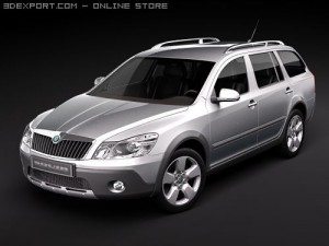 Skoda Octavia Scout SUV 2010 3D Model