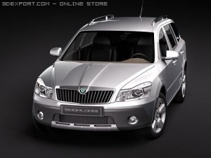 Skoda Octavia Scout SUV 2010 Modelo 3D