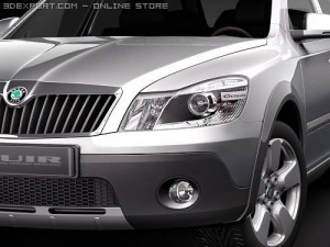 Skoda Octavia Scout SUV 2010 Modelo 3D