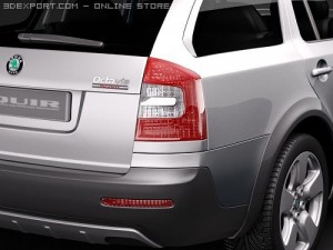 Skoda Octavia Scout SUV 2010 Modelo 3D