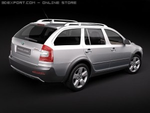 Skoda Octavia Scout SUV 2010 Modelo 3D