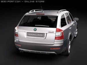 Skoda Octavia Scout SUV 2010 Modelo 3D