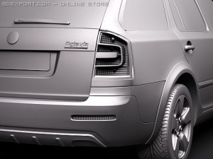 Skoda Octavia Scout SUV 2010 Modelo 3D