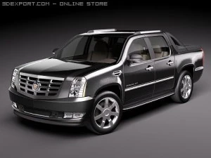 Cadillac Escalade EXT Model 3D