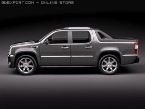 Cadillac Escalade EXT Modèle 3D