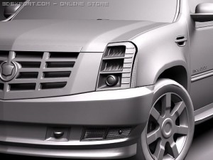Cadillac Escalade EXT Modèle 3D