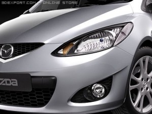 Mazda 2 Sedan 2009 3D 모델