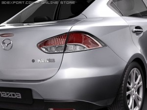 Mazda 2 Sedan 2009 3D 모델