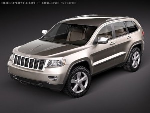 Jeep Grand Cherokee 2010 Modello 3D