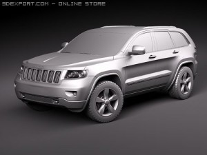 Jeep Grand Cherokee 2010 Modèle 3D
