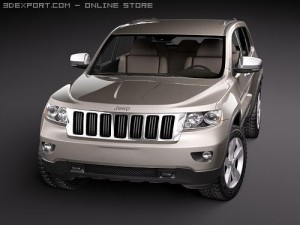 Jeep Grand Cherokee 2010 Modèle 3D