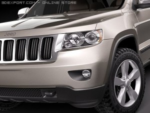Jeep Grand Cherokee 2010 Modèle 3D