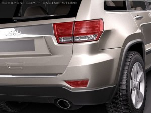 Jeep Grand Cherokee 2010 Modèle 3D