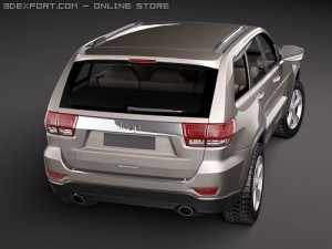 Jeep Grand Cherokee 2010 Modèle 3D