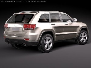 Jeep Grand Cherokee 2010 Modèle 3D