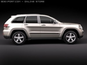 Jeep Grand Cherokee 2010 Modèle 3D