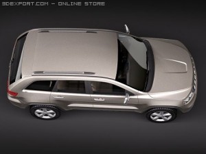 Jeep Grand Cherokee 2010 Modèle 3D
