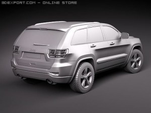 Jeep Grand Cherokee 2010 Modèle 3D