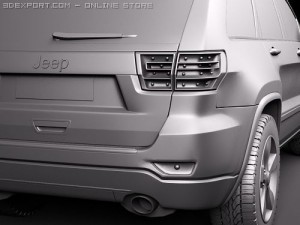 Jeep Grand Cherokee 2010 Modèle 3D