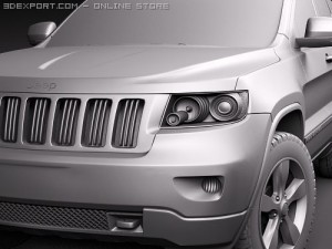 Jeep Grand Cherokee 2010 Modèle 3D