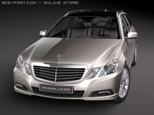 Mercedes-Benz E-class Estate 2010 Modèle 3D