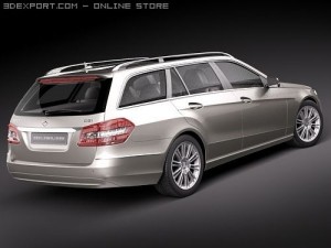 Mercedes-Benz E-class Estate 2010 Modèle 3D