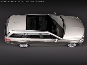 Mercedes-Benz E-class Estate 2010 Modèle 3D