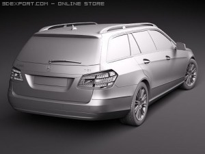 Mercedes-Benz E-class Estate 2010 Modèle 3D