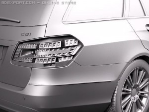 Mercedes-Benz E-class Estate 2010 Modèle 3D