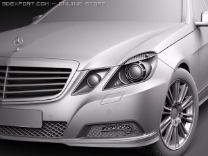 Mercedes-Benz E-class Estate 2010 Modèle 3D