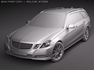 Mercedes-Benz E-class Estate 2010 Modèle 3D